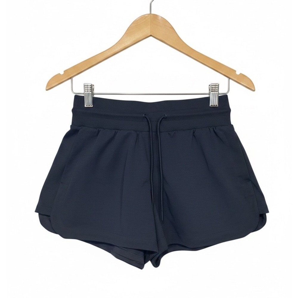 Old Navy Extra High Rise Dynamic Fleece Shorts Dark Navy Blue Loungewear Size M